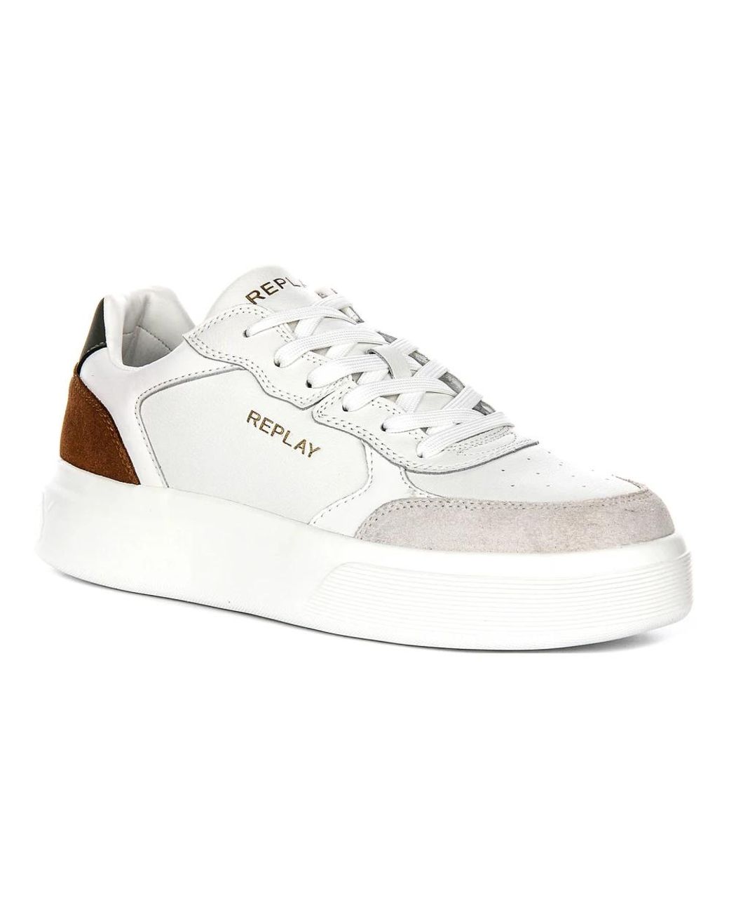 Replay White Sneakers for men