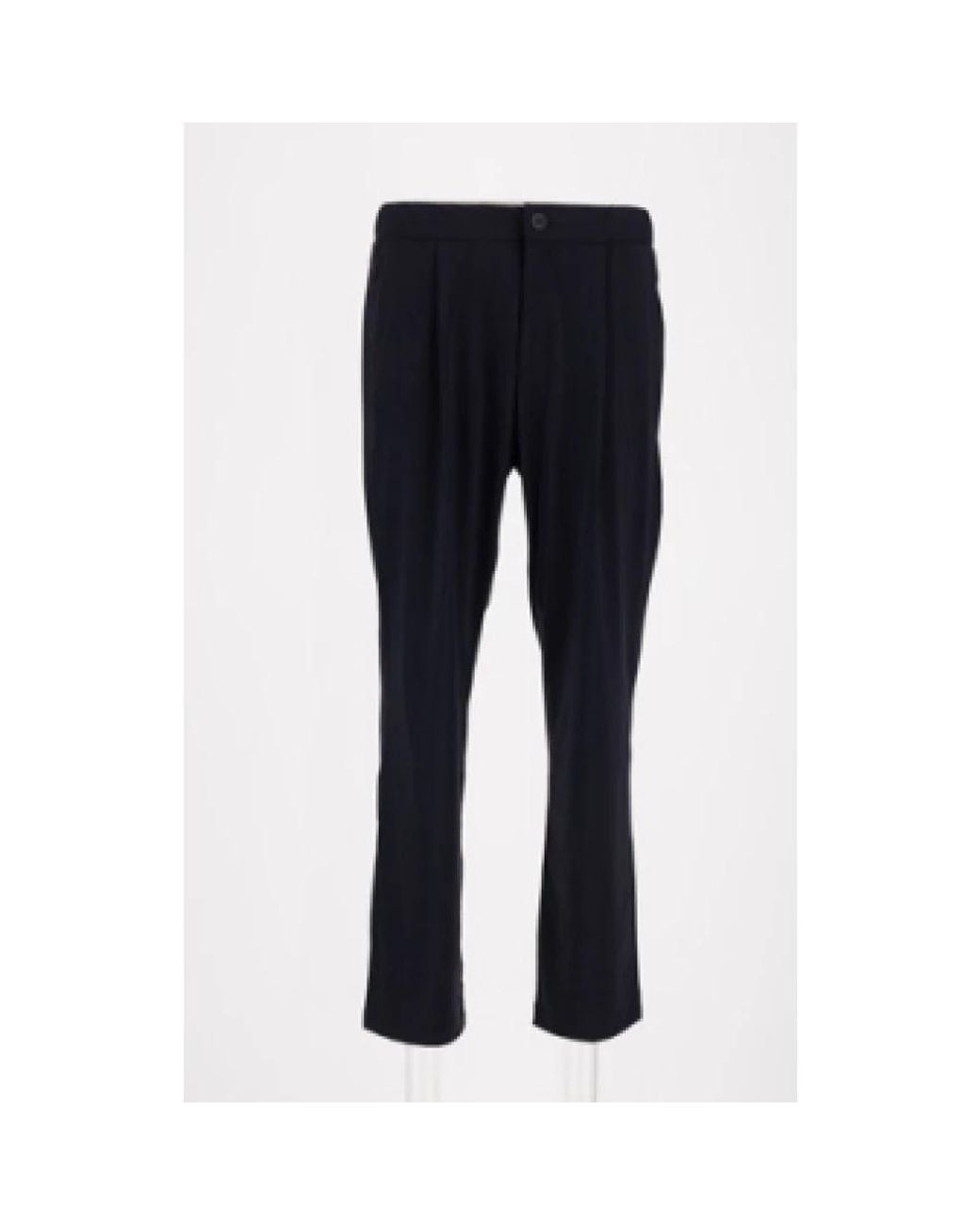 Herno Blue Cropped Trousers for men