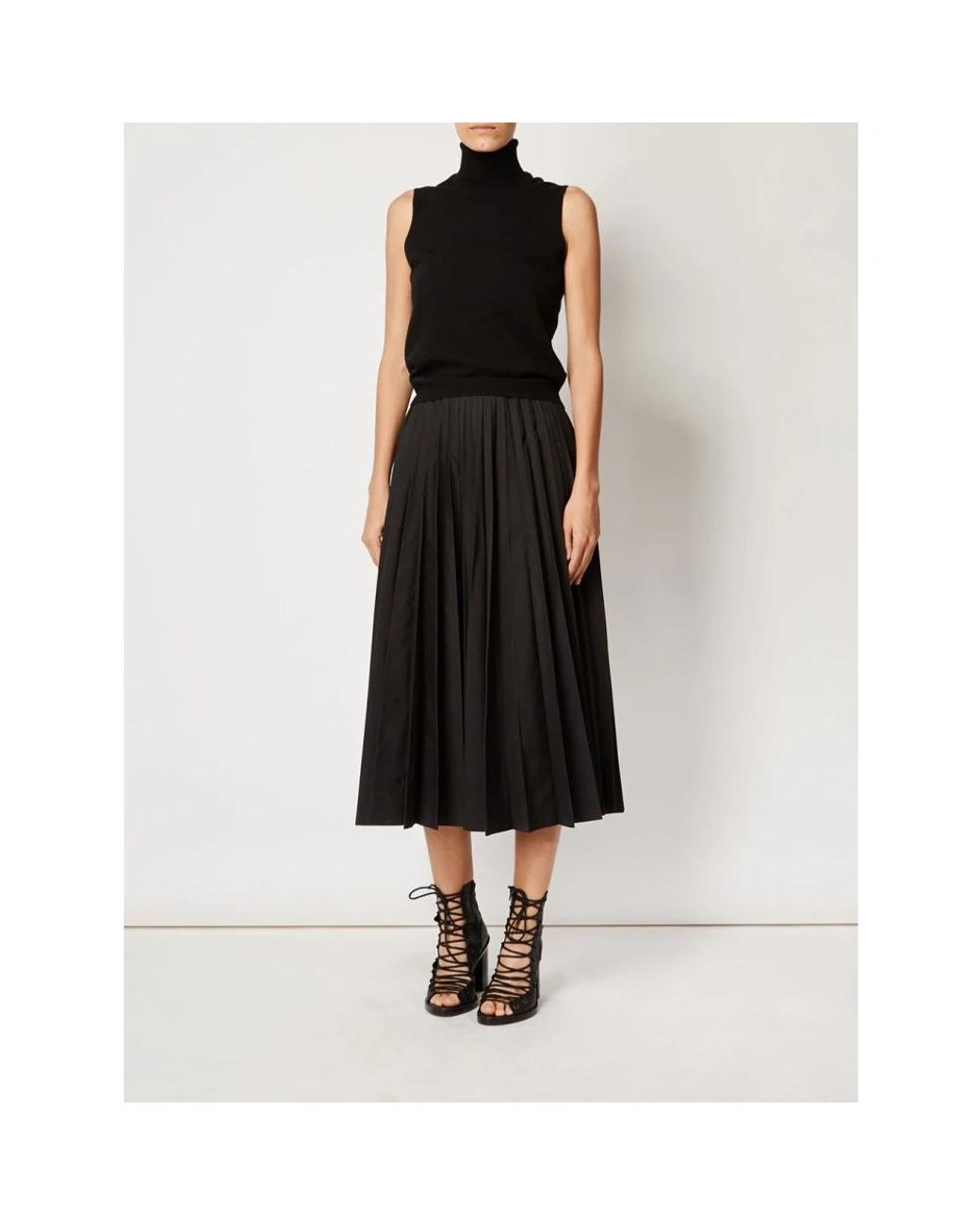 Junya Watanabe Black Midi Skirts