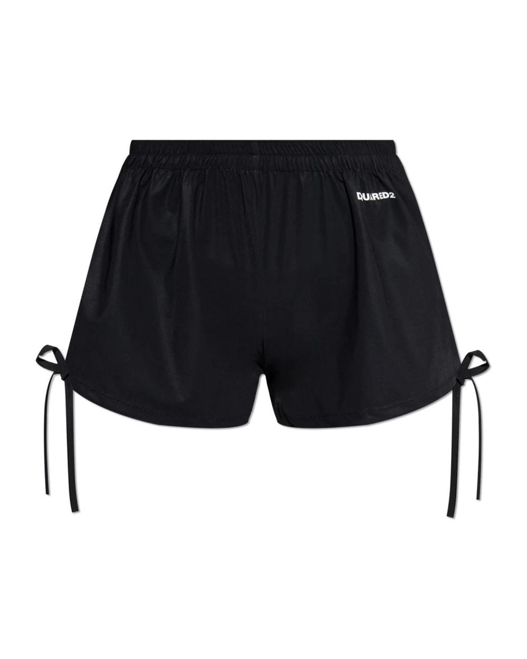 DSquared² Korte Broeken ,Zwart ,Beach Shorts in het Black
