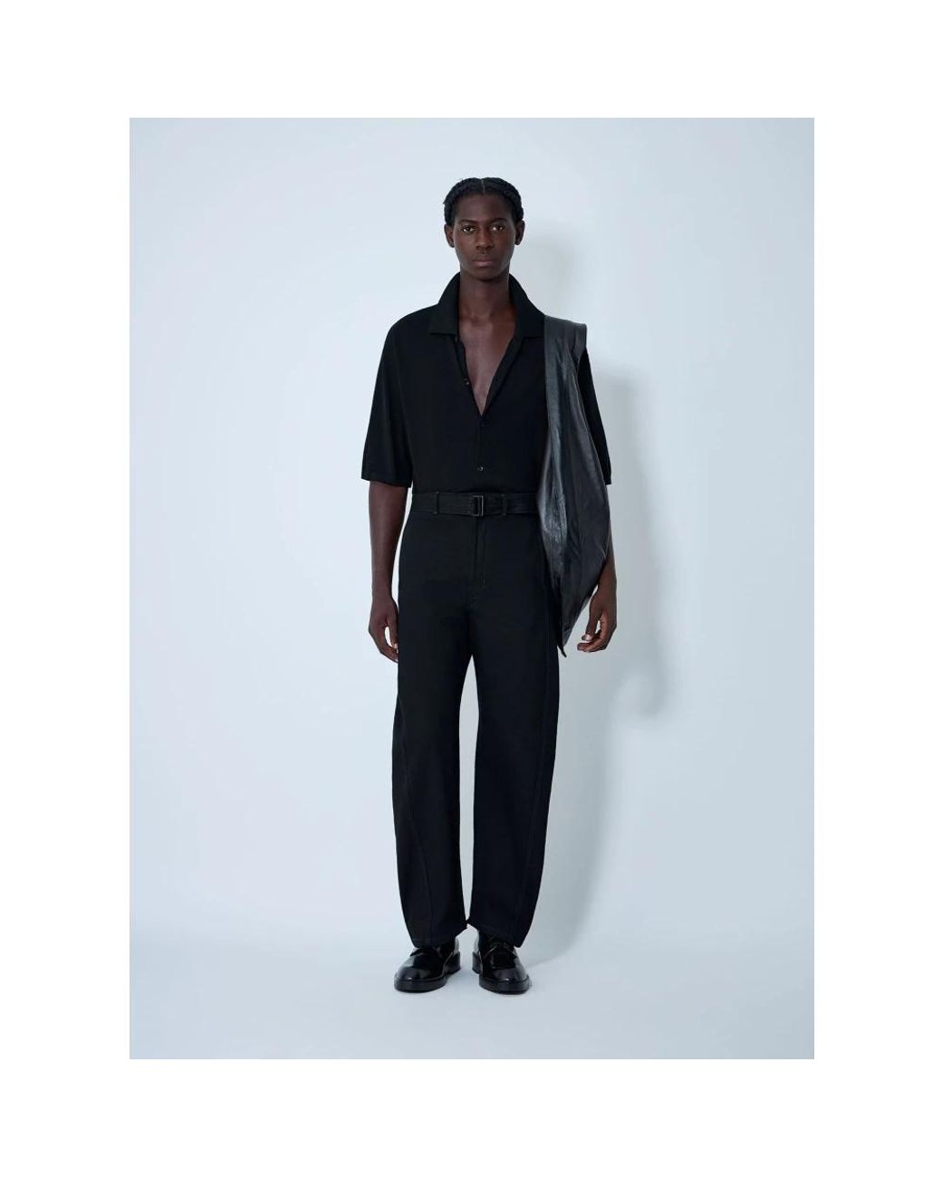 Lemaire Blue Straight Fit Jeans for men