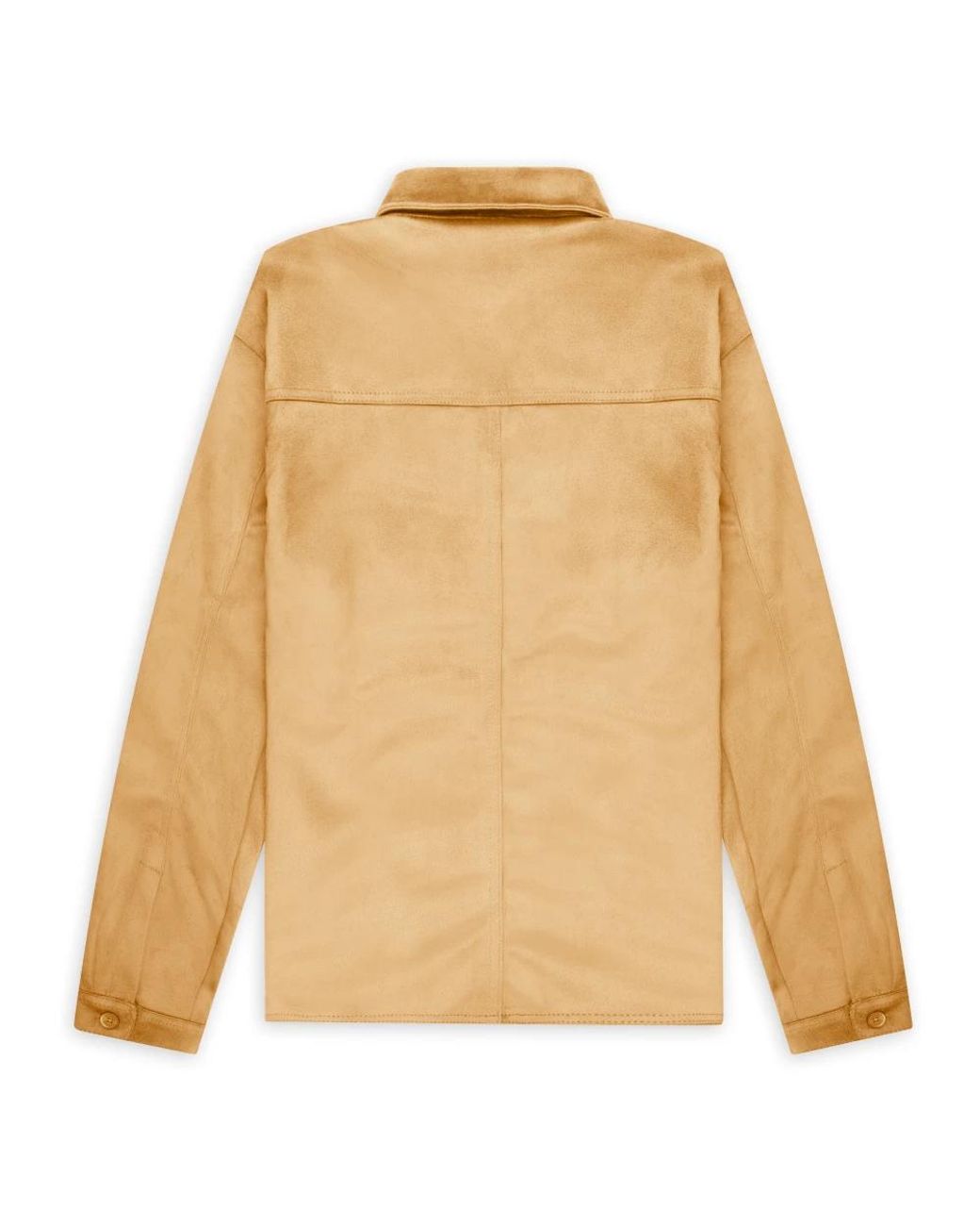 Aspact Jassen ,Suède Suede Overshirt in het Natural voor heren