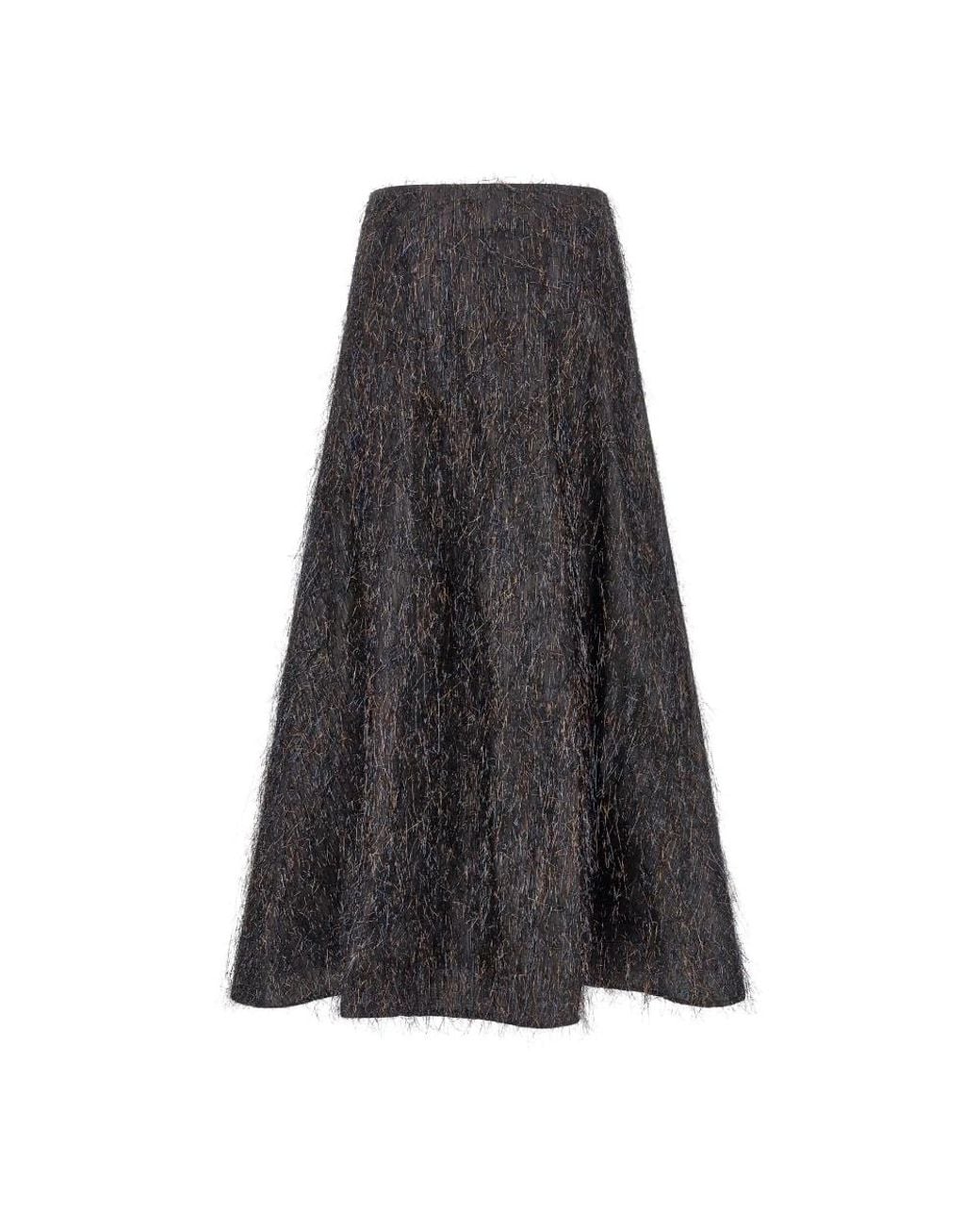 Peserico Gray Midi Skirts