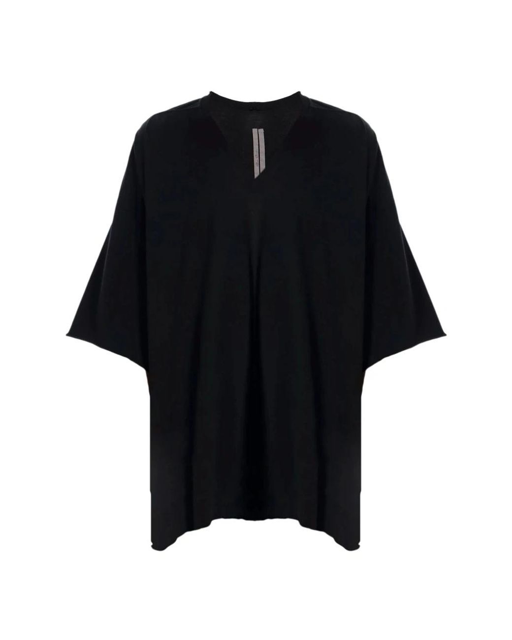 Rick Owens Black Oversized Tops for men