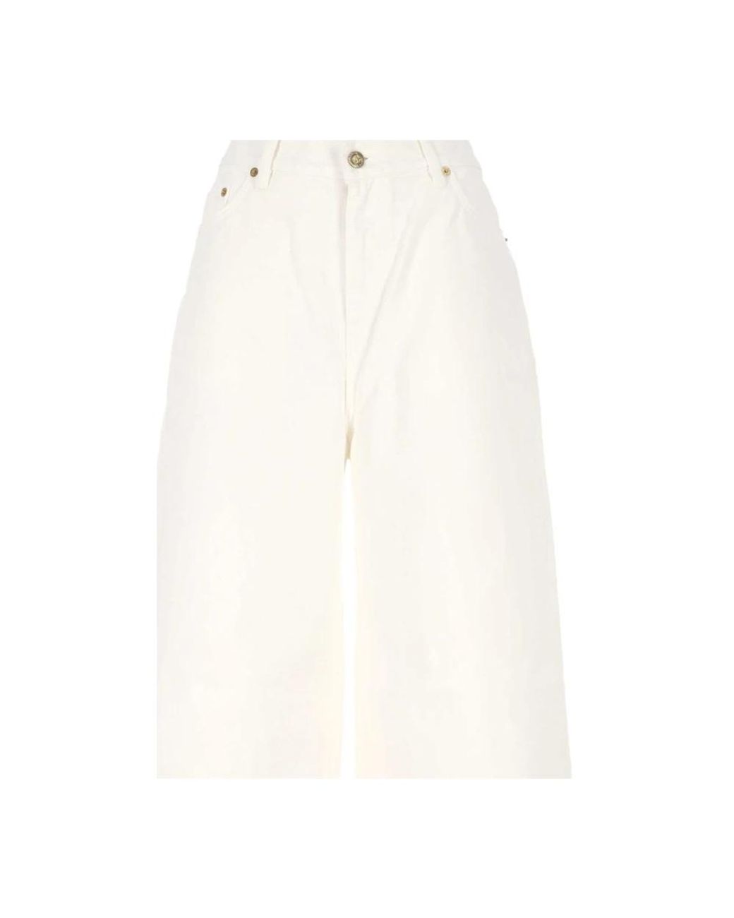 Golden Goose Deluxe Brand White Wide Jeans