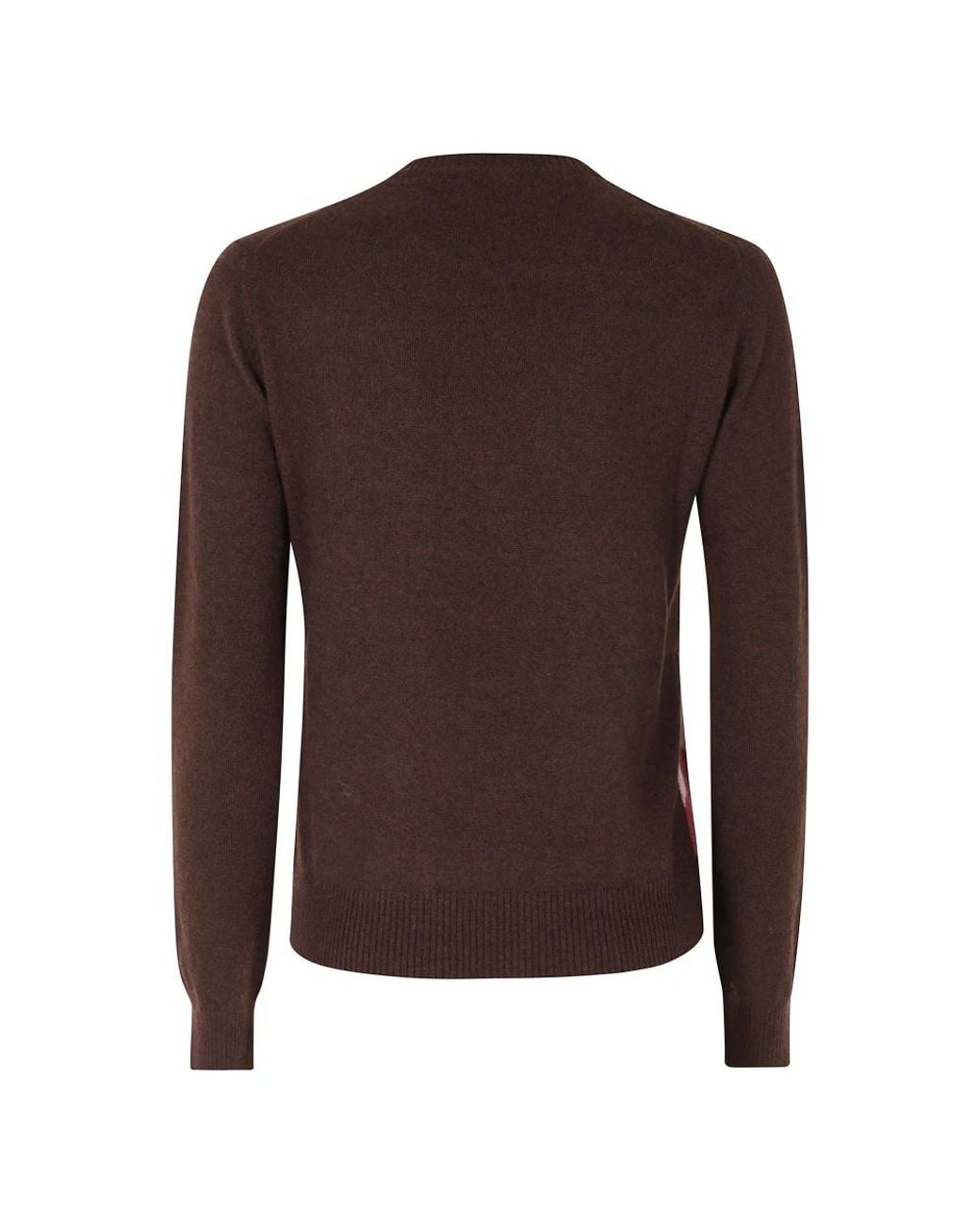 Ballantyne Brown Round-Neck Knitwear