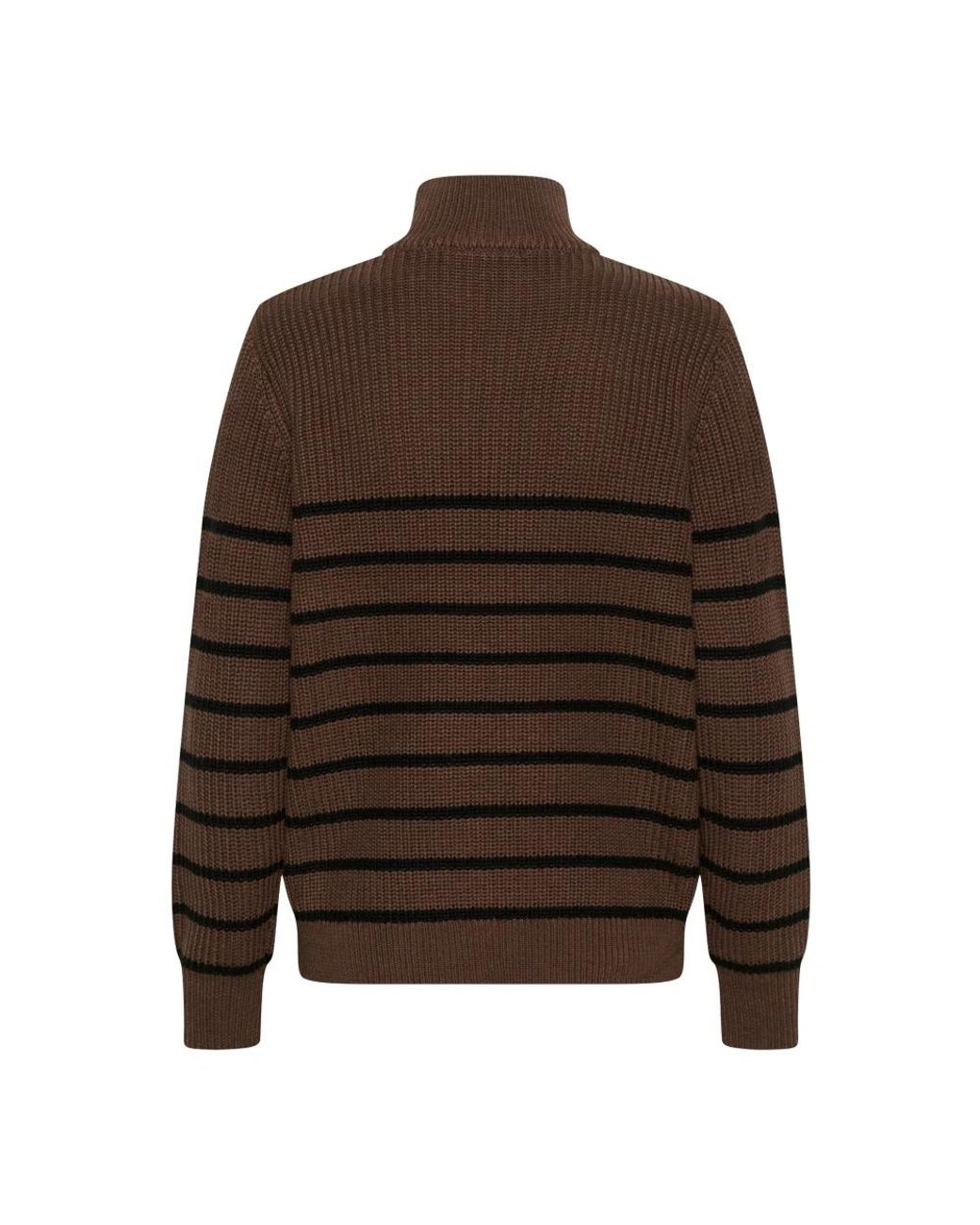 Turtlenecks Kaffe de color Brown
