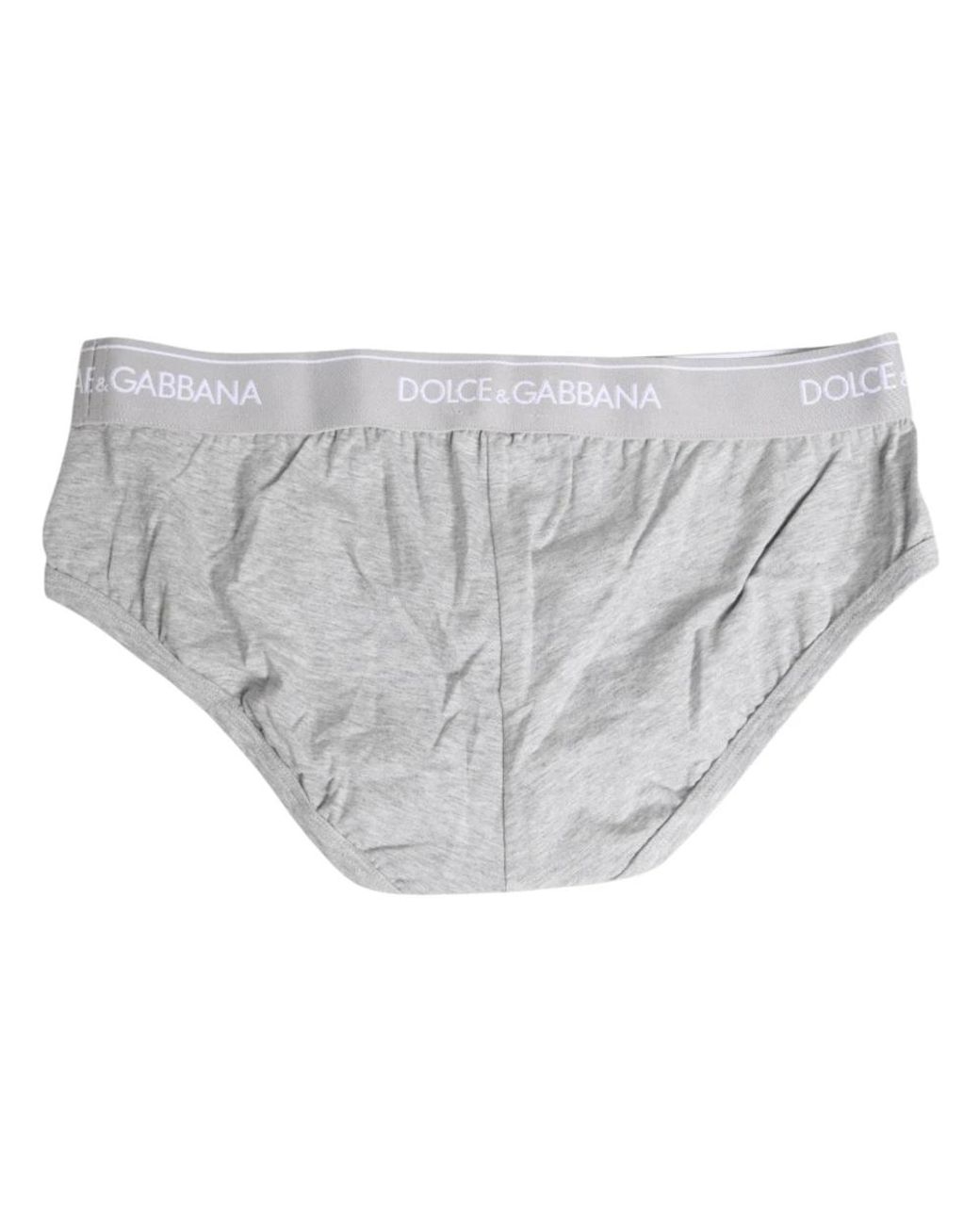 Dolce & Gabbana Gray Underpants for men