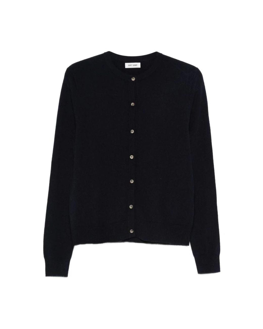 Soft Goat Black Cashmere Knitwear