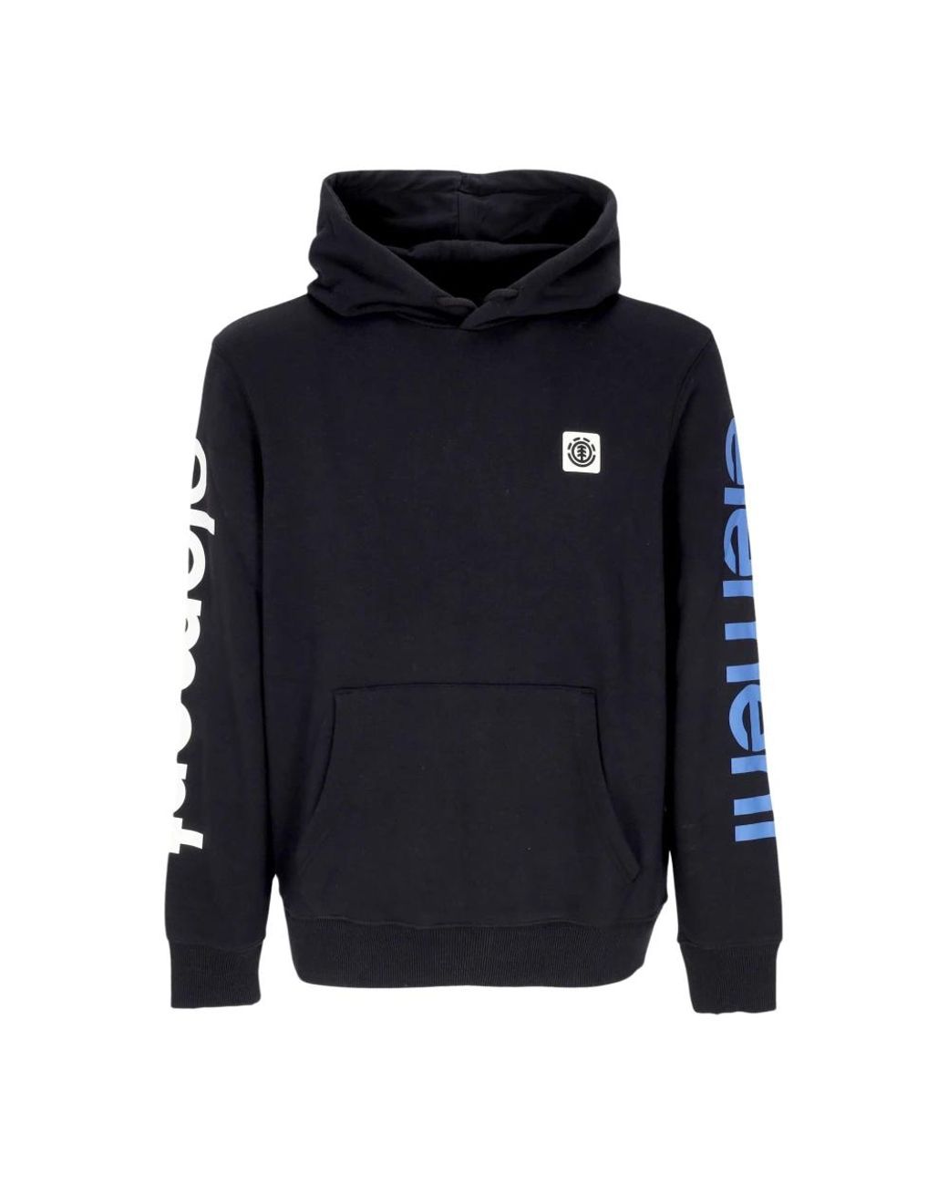 Element Hoodies & Sweatvesten ,Zwart ,Katoen Zwarte Hoodie Met Kangoeroezak in het Blue voor heren