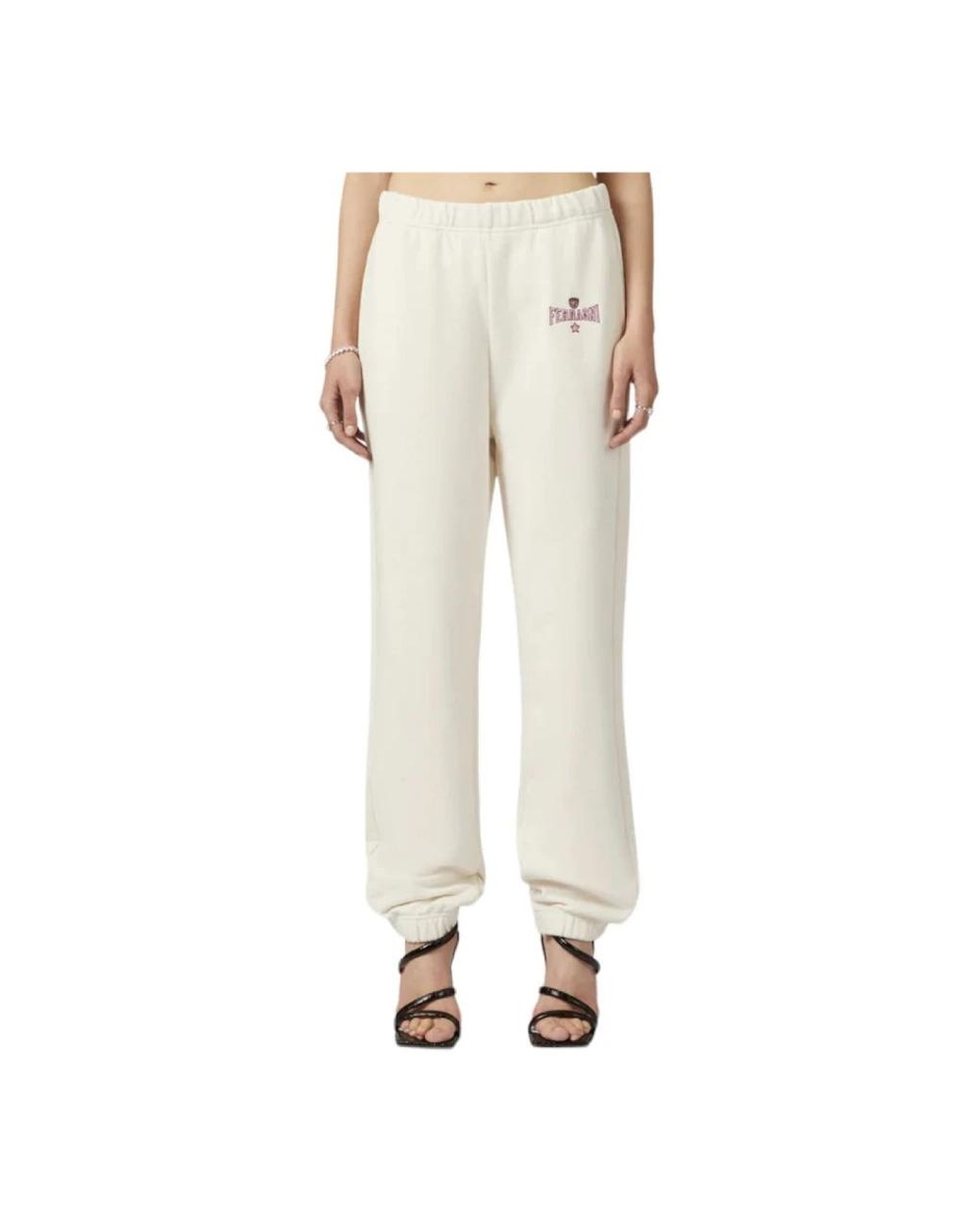 Chiara Ferragni White Sweatpants
