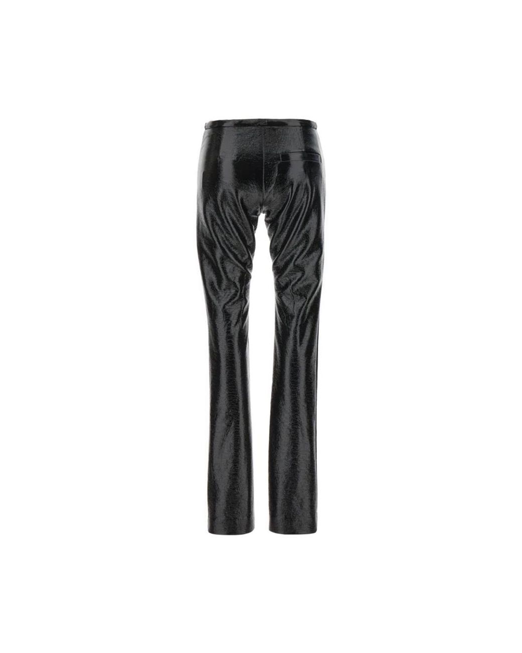 Slim-Fit Trousers Courreges de color Black