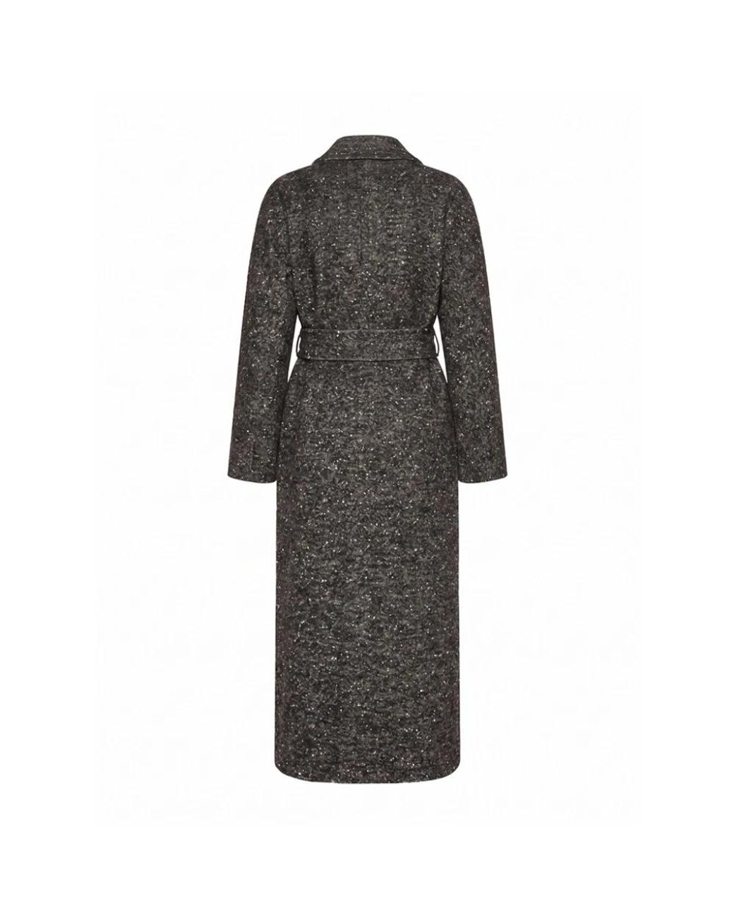 Max Mara Black Belted Coats