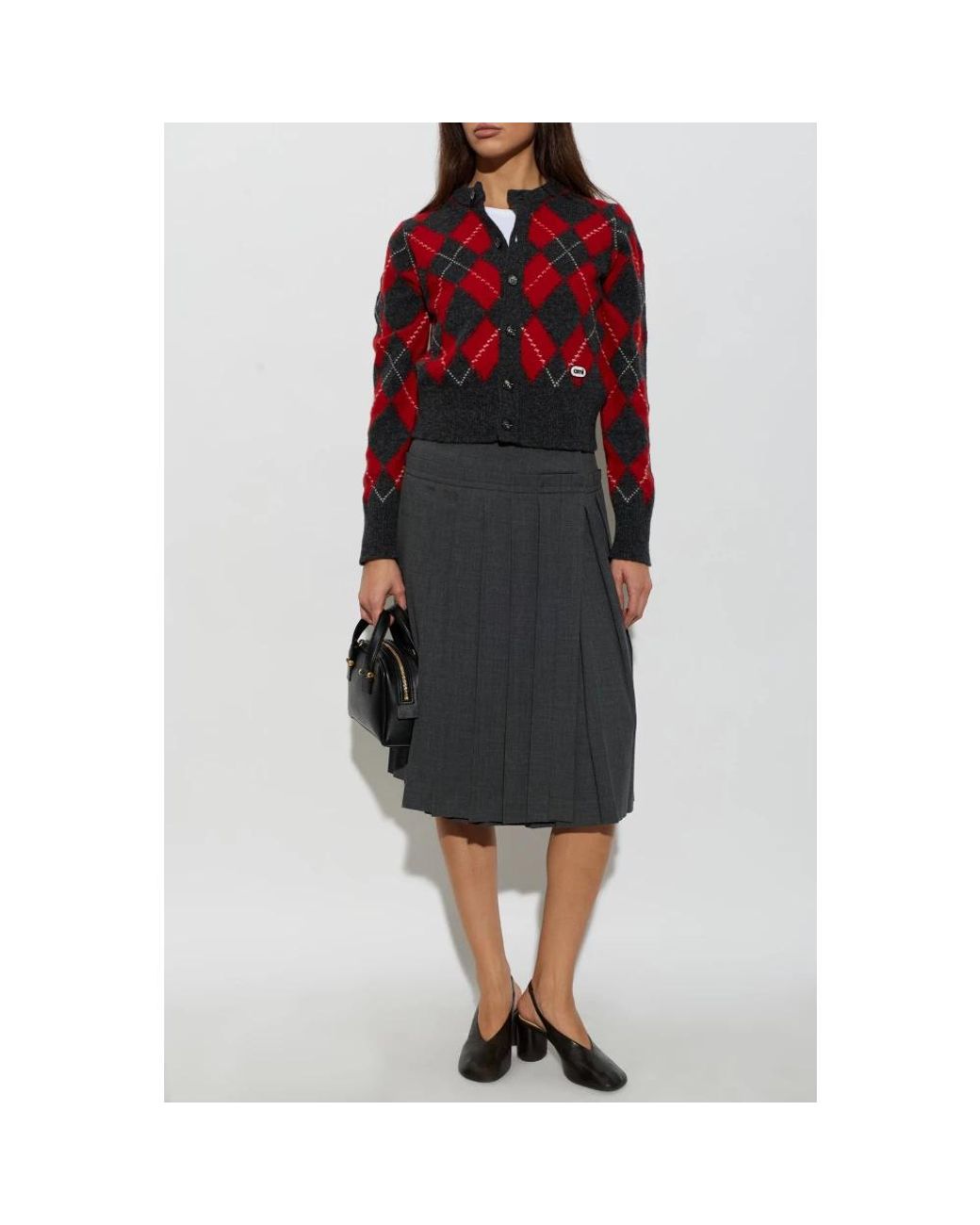 AMI Black Midi Skirts