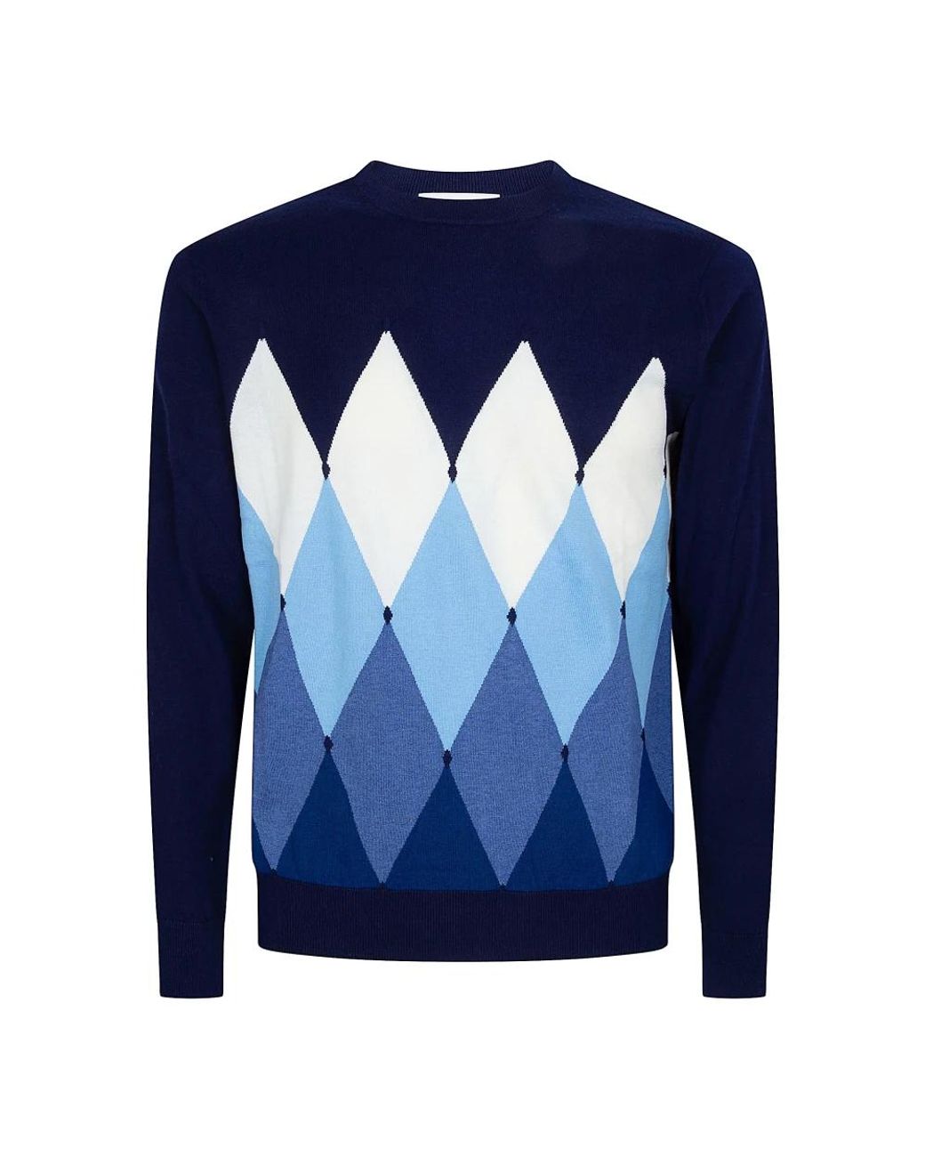 Ballantyne Blue Round-Neck Knitwear for men