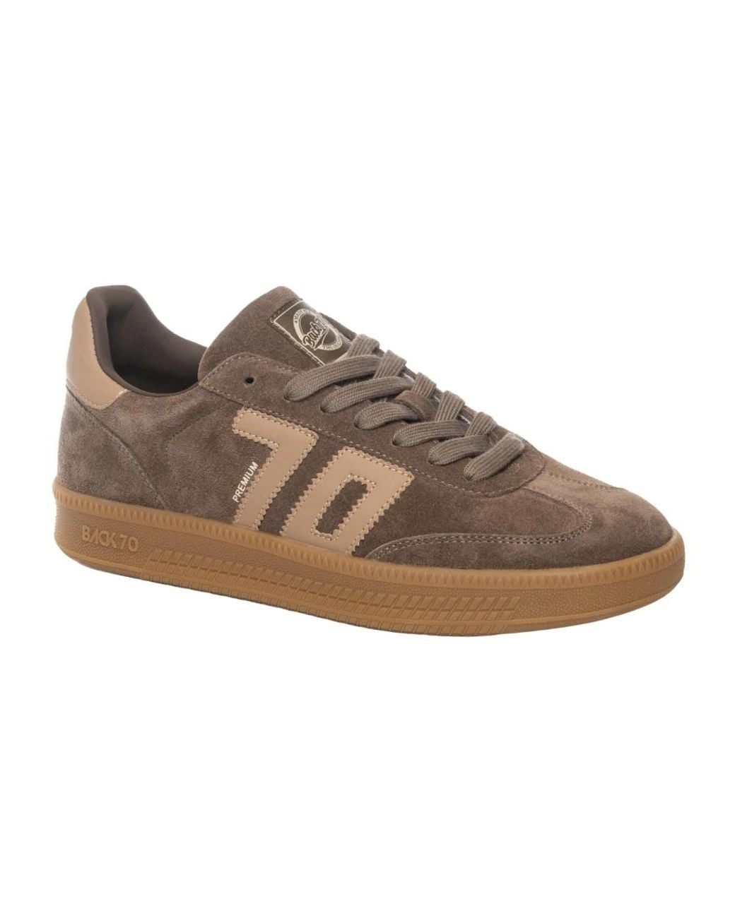 Back70 Double Nylon Sneaker in het Brown voor heren