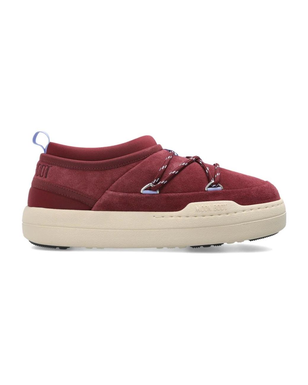 Moon Boot Schoenen ,Rood ,Leer Park Icon Suede in het Red