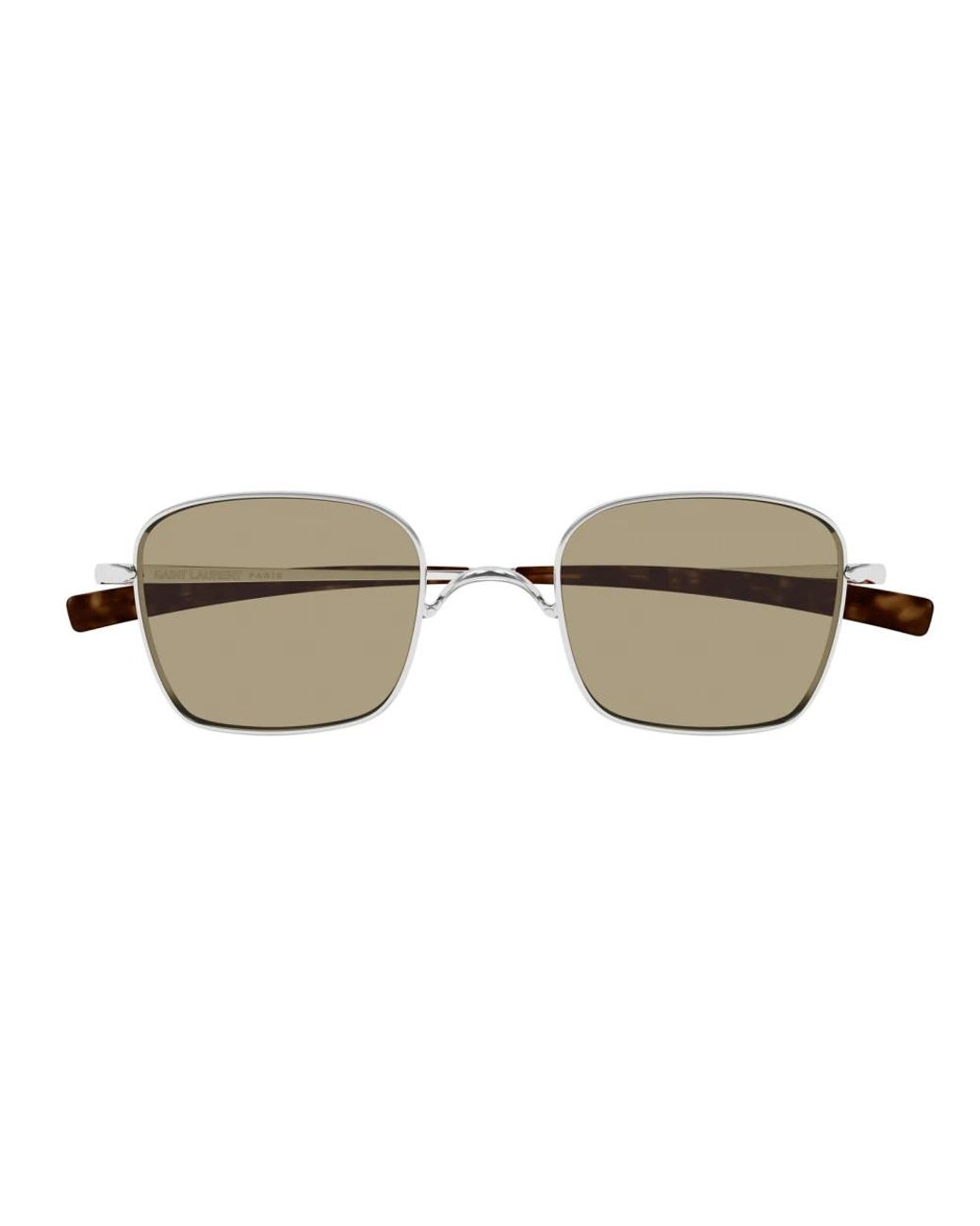 Saint Laurent White Sunglasses for men