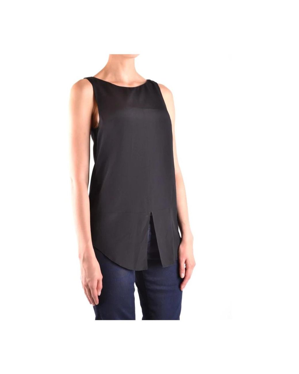 Dondup Blue Sleeveless Tops
