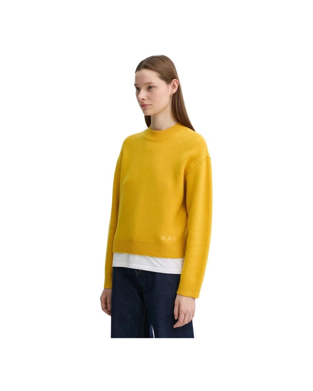 A.P.C. Yellow Esther Pullover