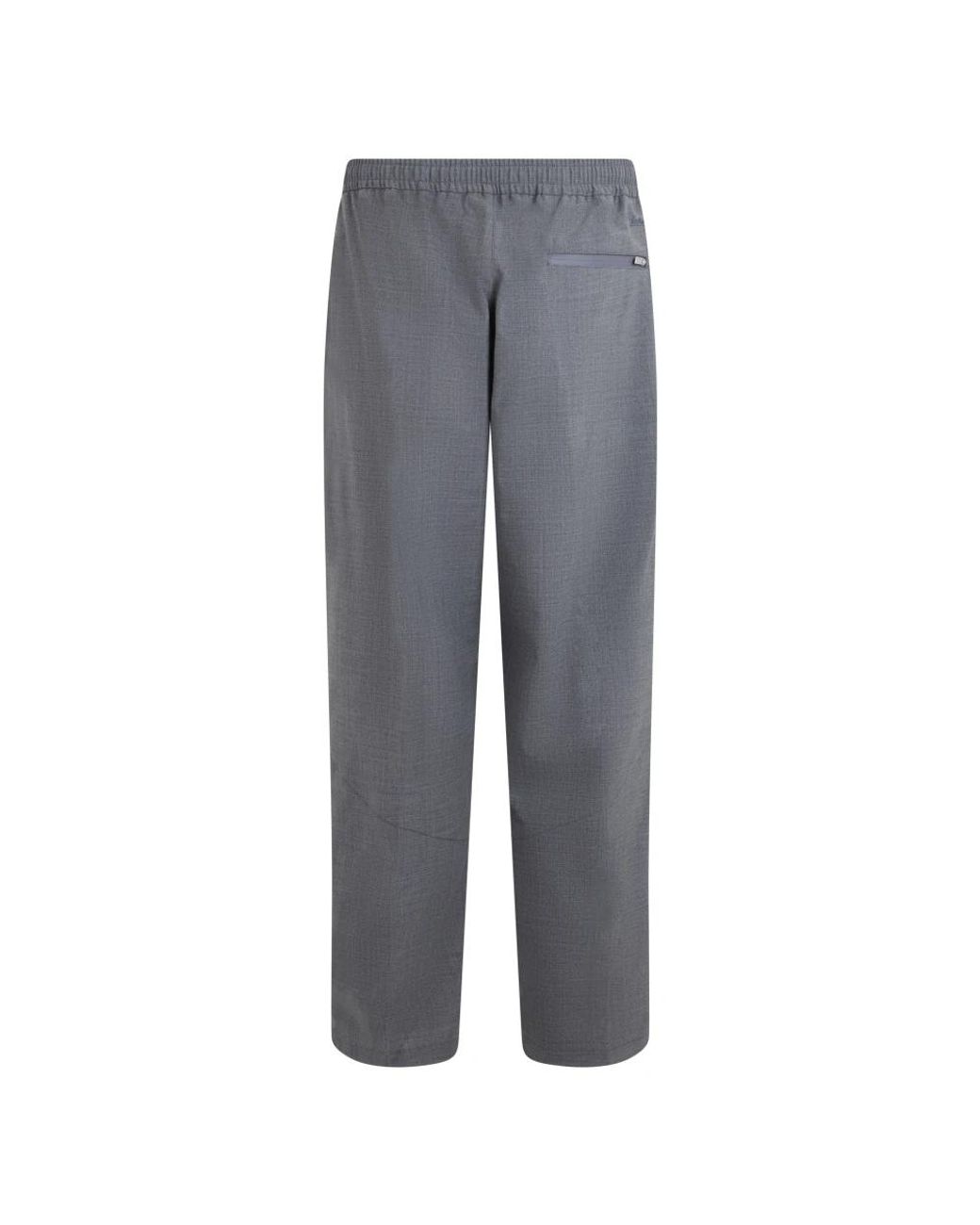 Laminar Gray Straight Trousers for men