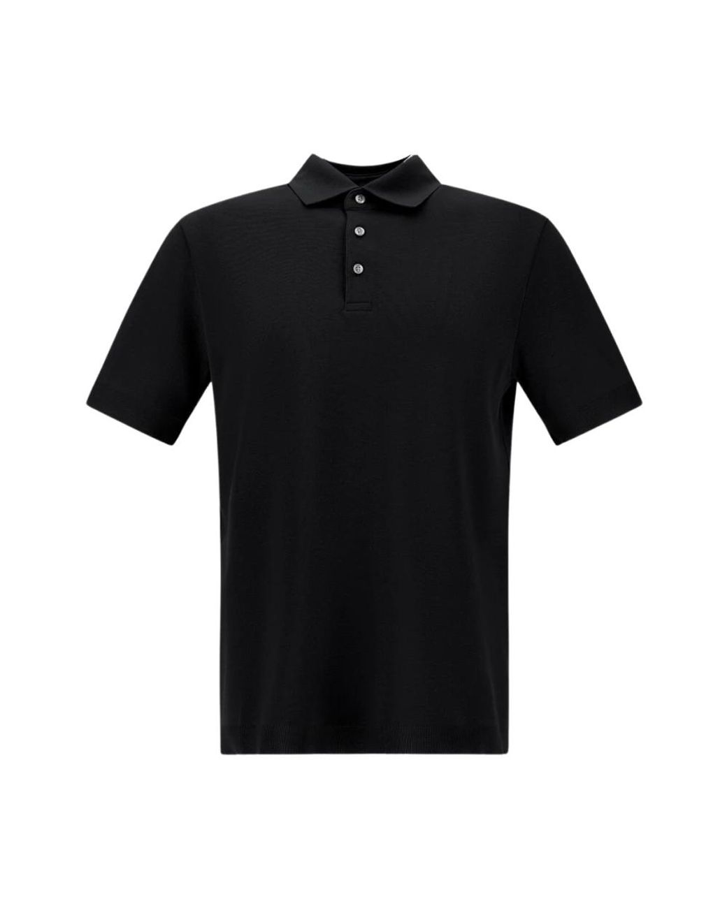 Herno Black Polo Shirts for men