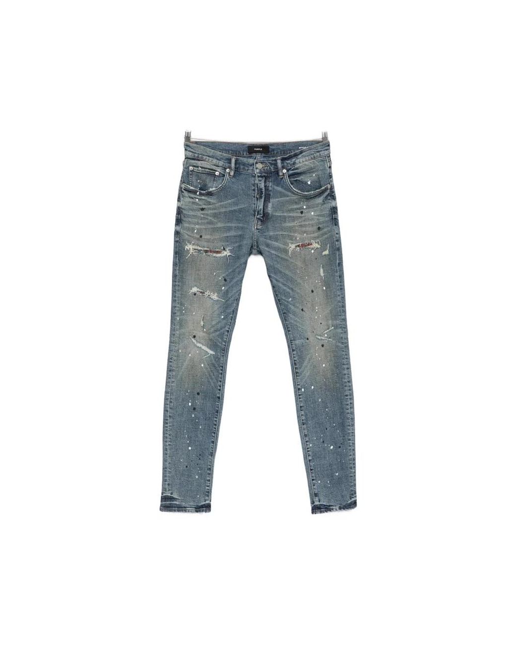 Purple Brand Blue Slim Fit Jeans for men