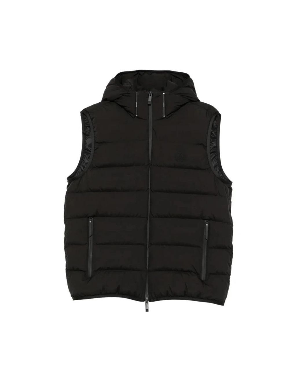 Moncler Black Waistcoats for men