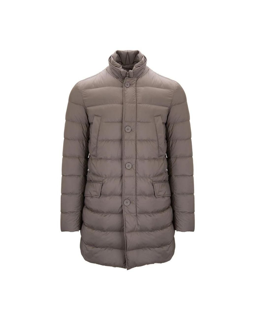 Herno Brown Down Coats for men