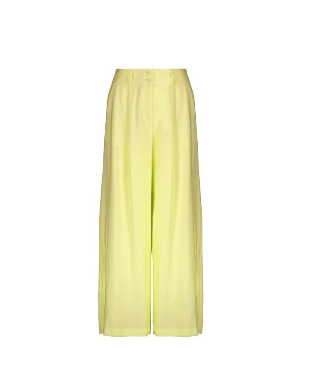Amélie & Amélie Yellow Wide Trousers