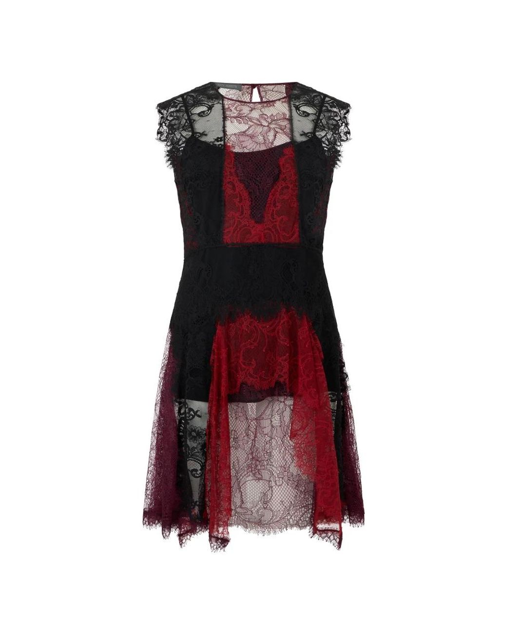 Alberta Ferretti Red Short Dresses