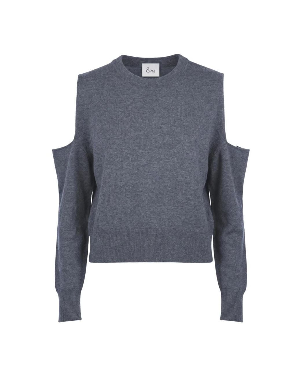 8pm Blue Round-Neck Knitwear