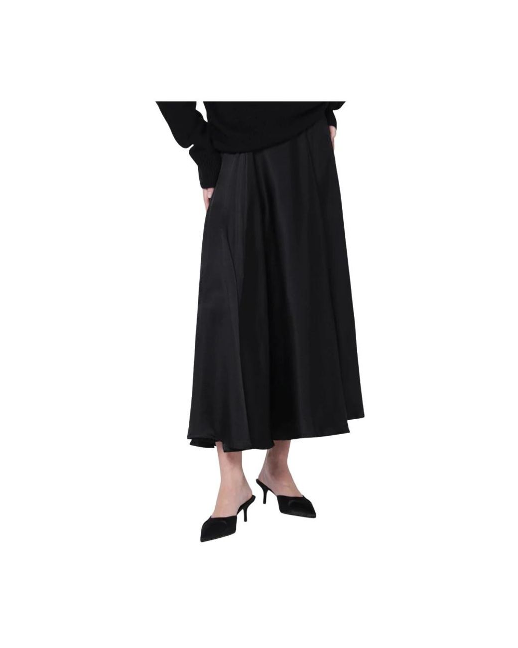 Anine Bing Black Midi Skirts