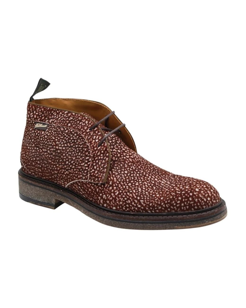 Floris Van Bommel Brown Lace-Up Boots for men