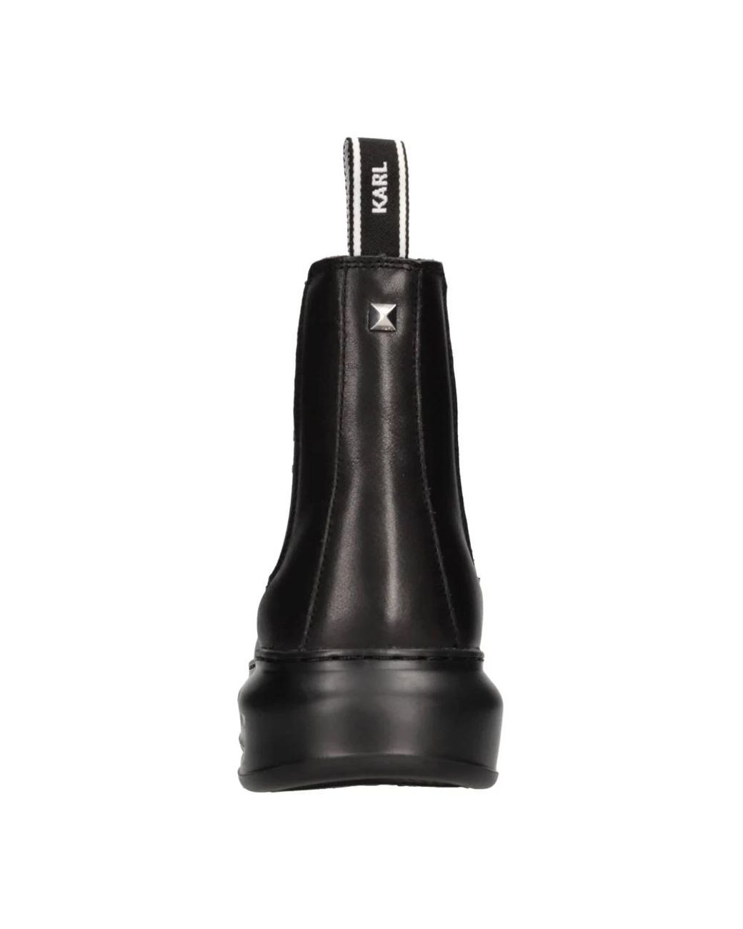Karl Lagerfeld Black Chelsea Boots for men