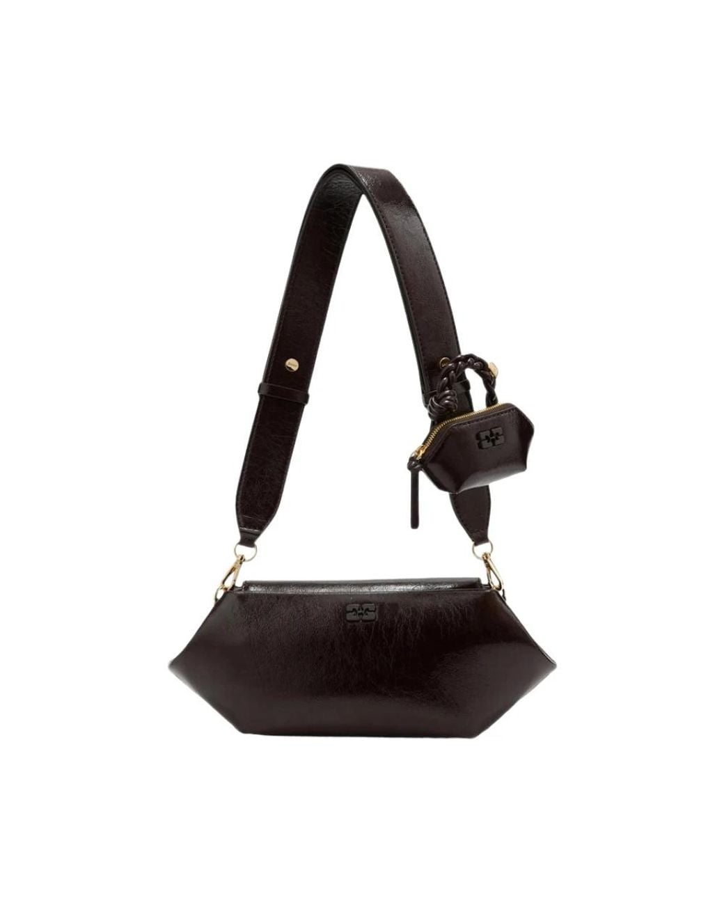 Ganni Black Shoulder Bags