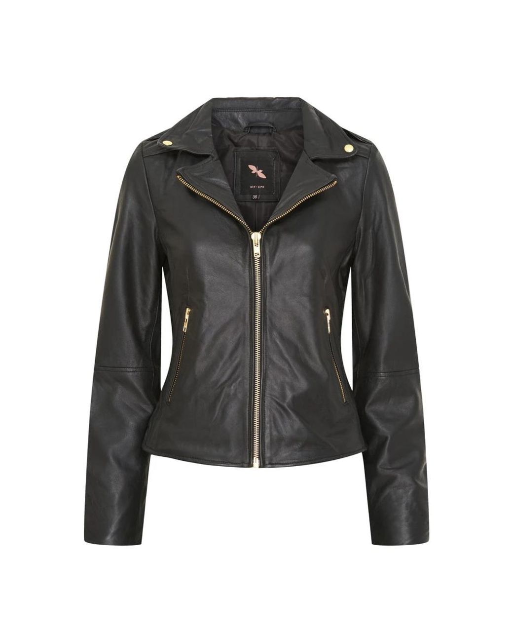 Leather Jackets Btfcph en coloris Black