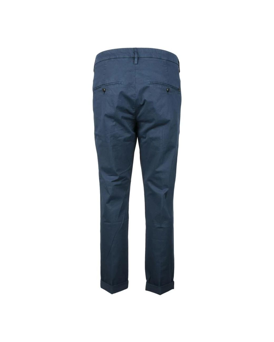 Dondup Blue Slim-Fit Trousers for men