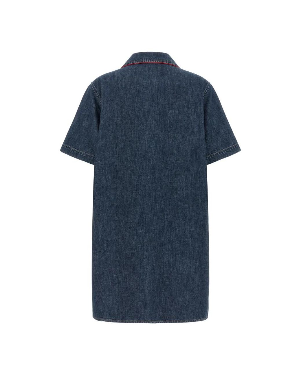Valentino Garavani Blue Shirt Dresses