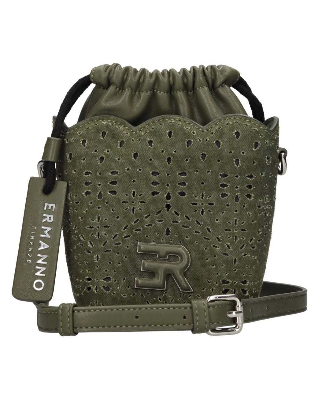 Ermanno Scervino Green Bucket Bags