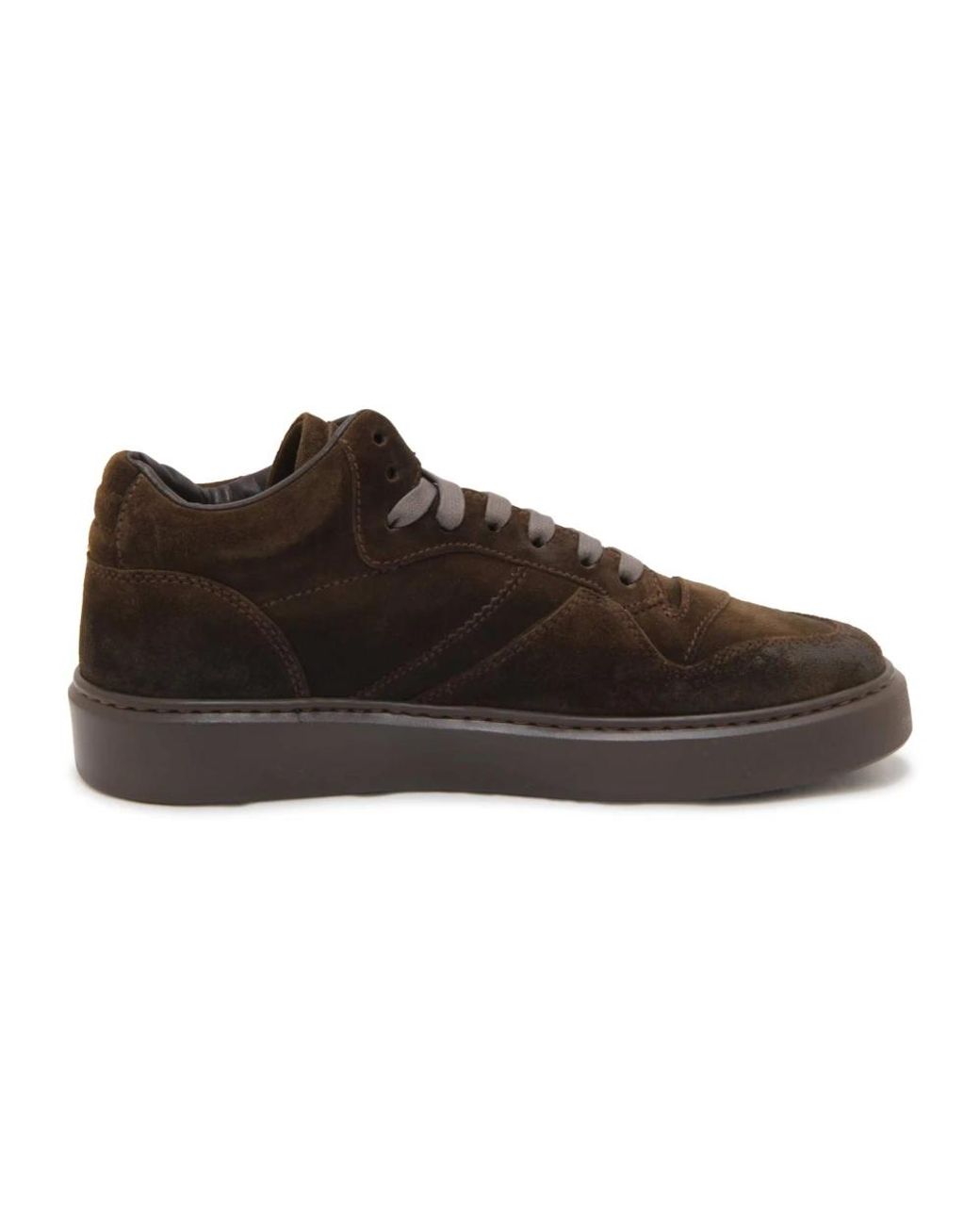 Doucal's Schoenen ,Groen ,Vintage Groene Schoenen Italiaans Model in het Brown voor heren