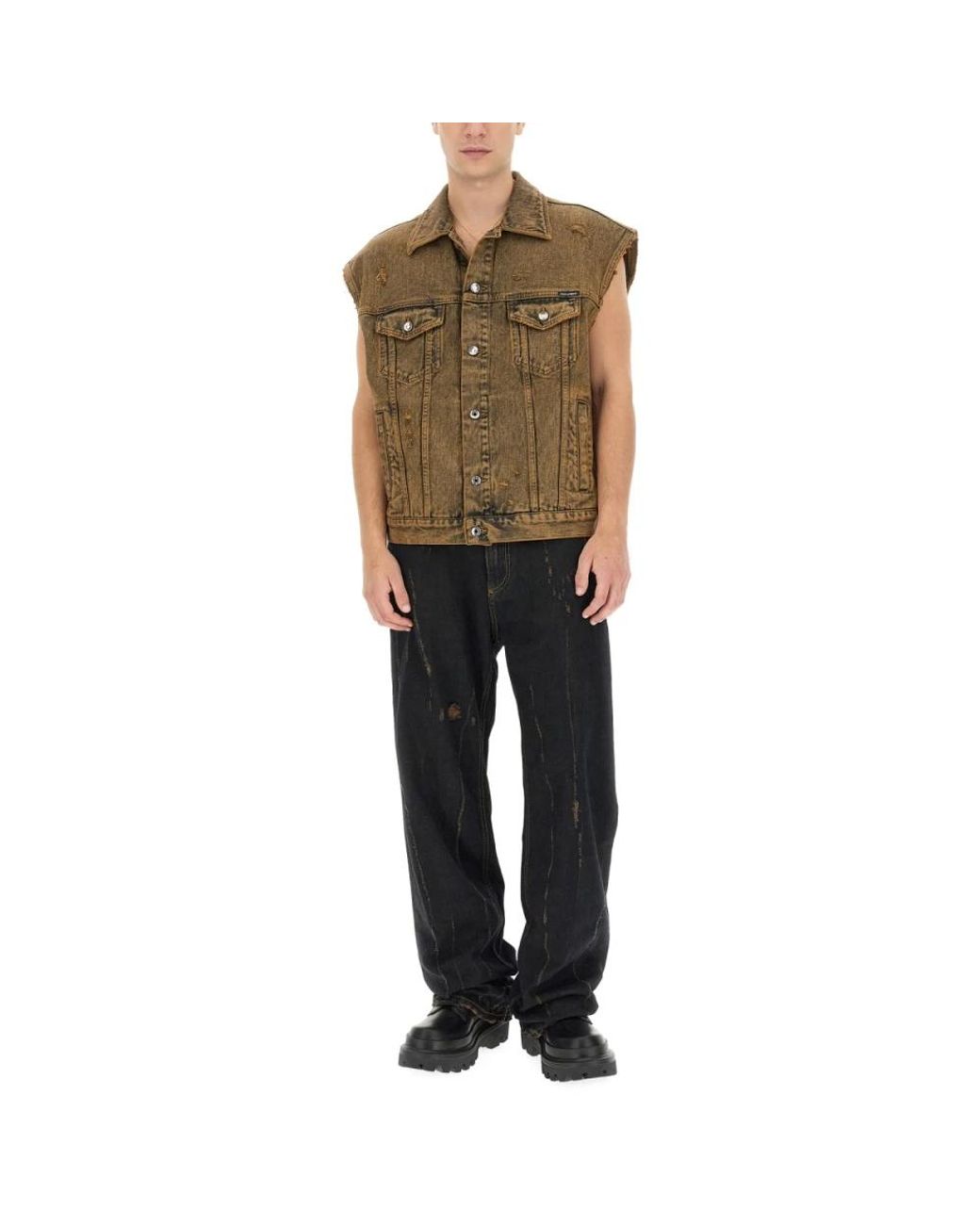 Vests Dolce & Gabbana de hombre de color Green