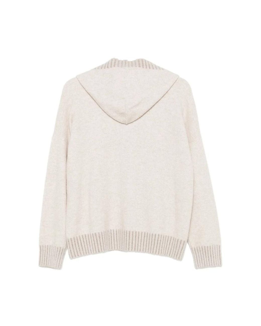 D.exterior White Cardigans
