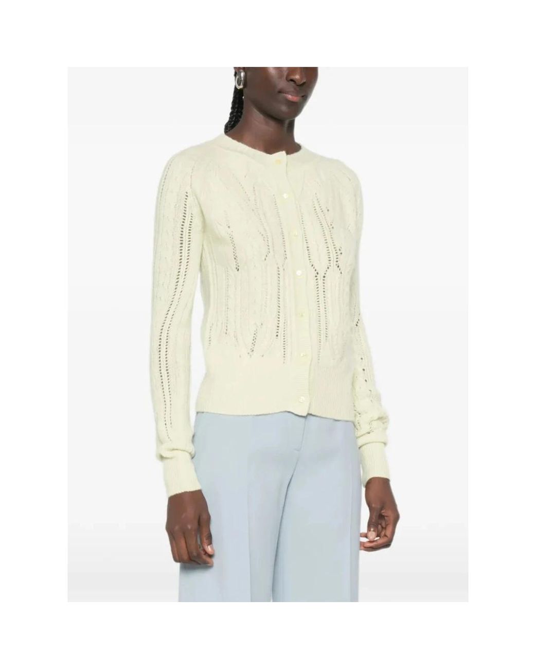 Ermanno Scervino White Cardigans