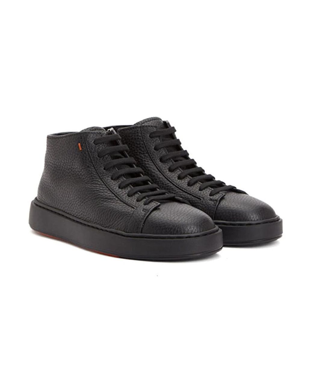 Santoni Black Sneakers for men