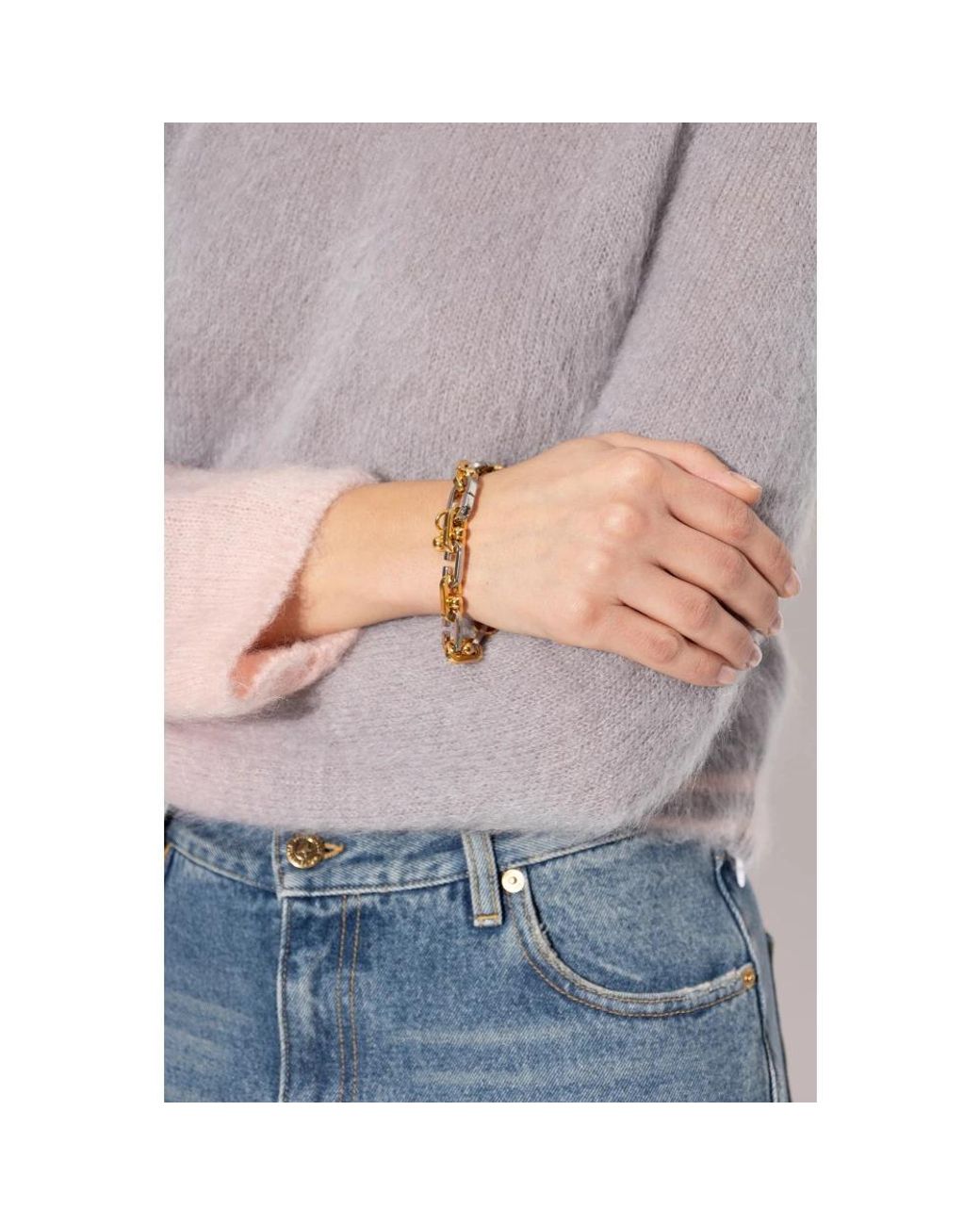 Bracelets di Casablanca in Metallic