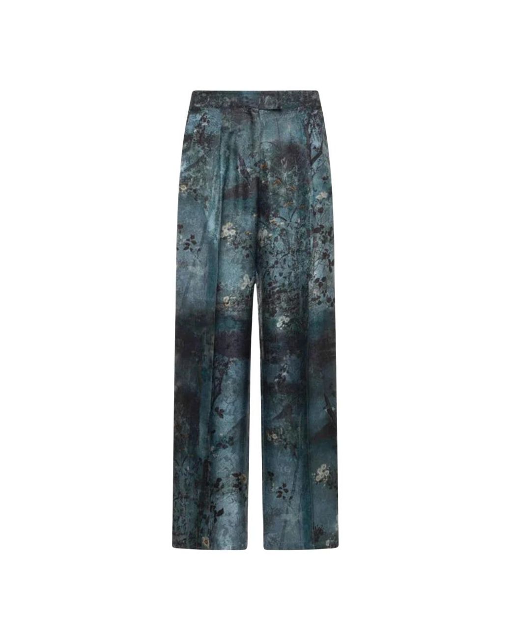 Pierre Louis Mascia Blue Wide Trousers