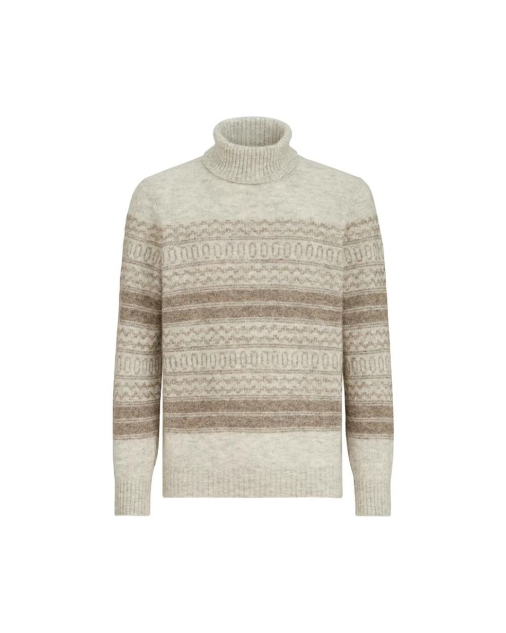 Brunello Cucinelli Gray Neutrals Sweaters & Knitwear for men