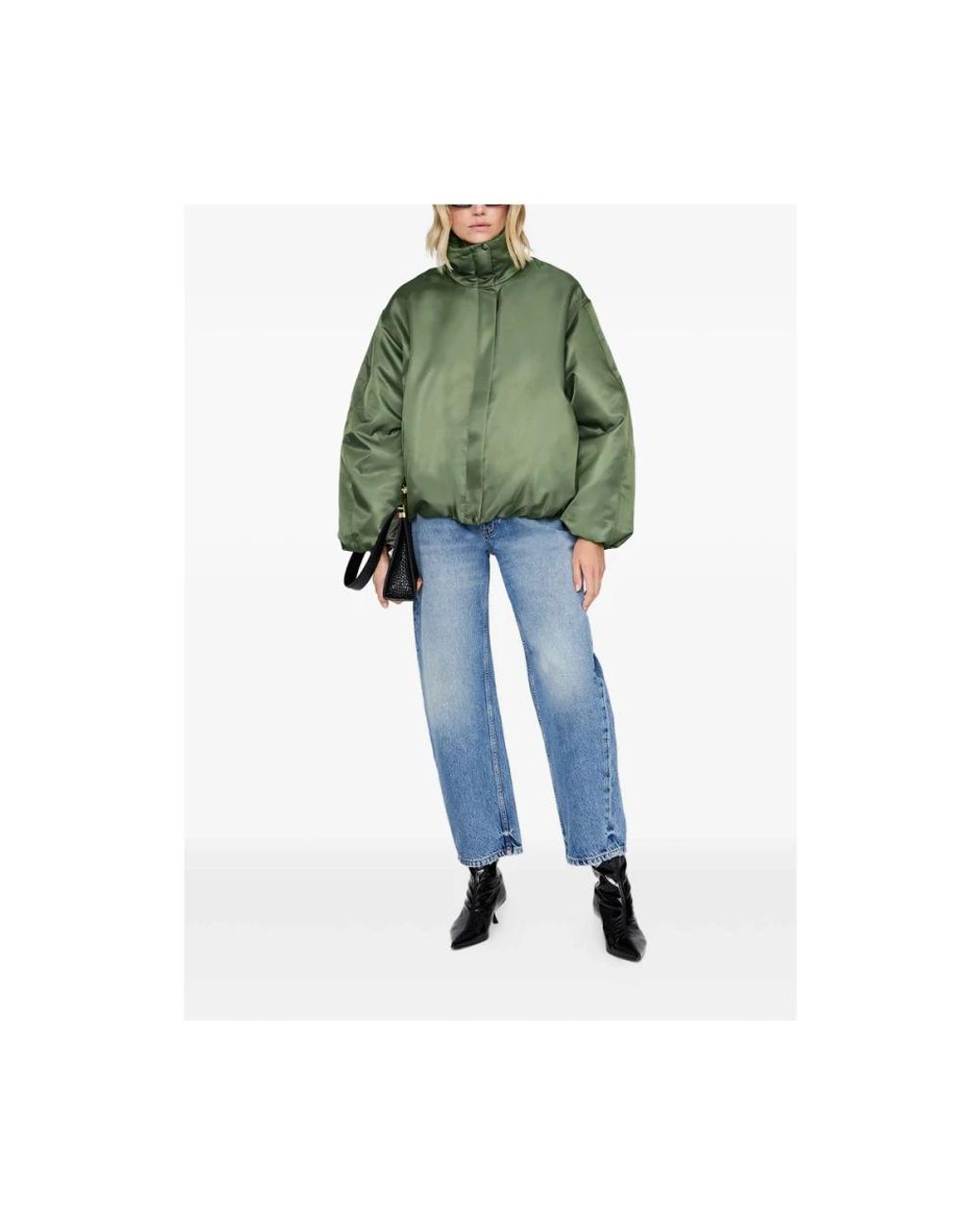 Anine Bing Green Bomber Jackets
