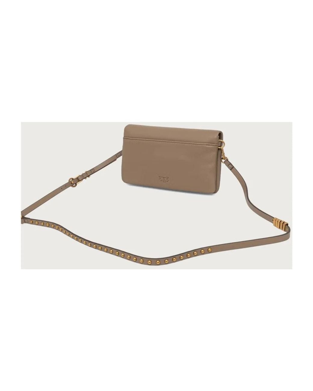 Pinko Brown Click Soft Horizontal Mini